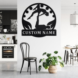 Personalized Acroyoga Metal Sign | Acroyoga Metal Wall Art | Acroyoga Metal Sign | Acroyoga Lover | Acroyoga Gift | Acroyoga | Yoga Gift