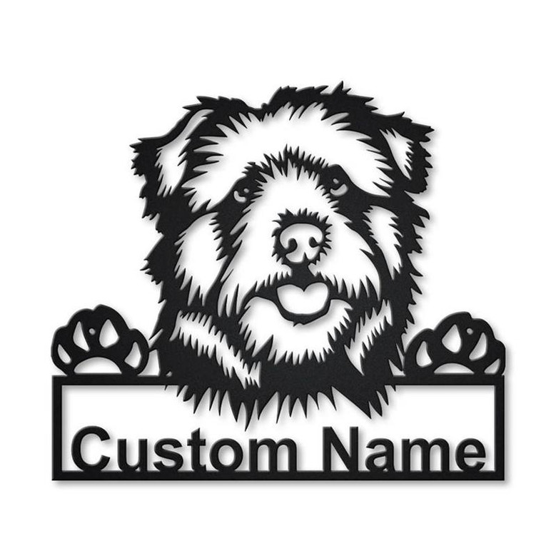 Personalized Norfolk Norwich Terrier Dog Metal Sign Art | Custom Norfolk Norwich Terrier Metal Sign | Animal Funny | Father's Day Gift