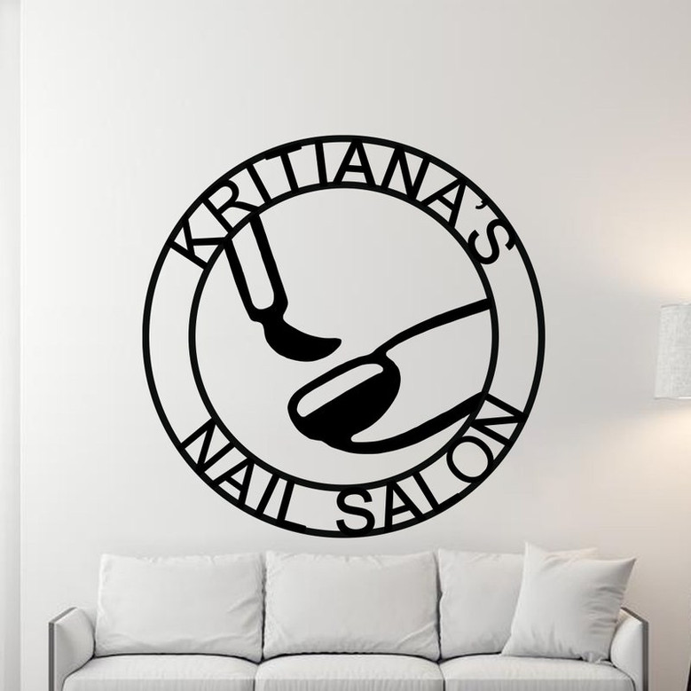 Nail Salon Sign, Nail Salon Business Sign, Personalized Nail Salon Sign, Custom Nail Salon Sign, Beauty Salon Decor, Nail Salon Decor, Nails