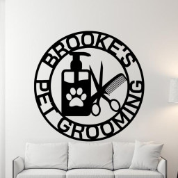 Pet Grooming Sign, Pet Groomer Sign, Dog Grooming Sign, Grooming Business Sign, Dog Grooming Service, Pet Salon, Gift for pet owner Business