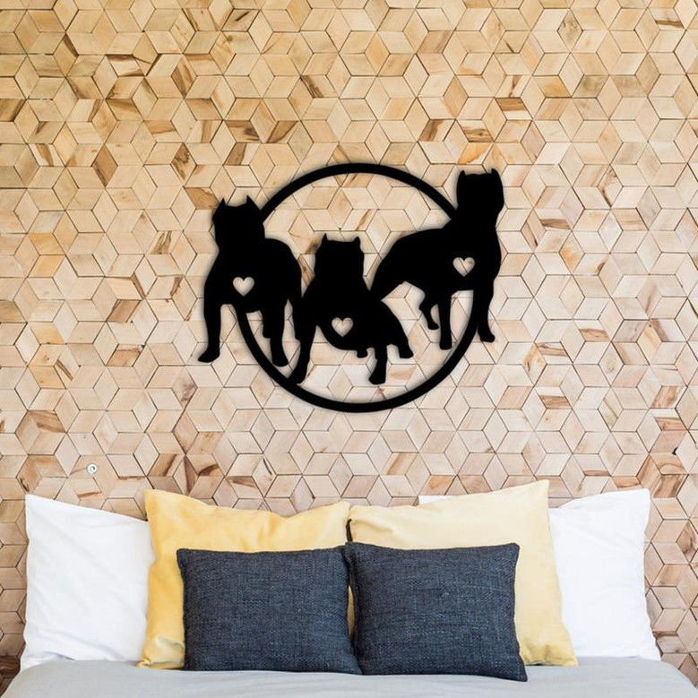 Pit Bull Sign, Pit Bull ,metal sign,Housewarming Gift,pit,dog sign,Sign,Outdoor Metal Sign,dog art,Pit bullies,name,Christmas gift,wall sign