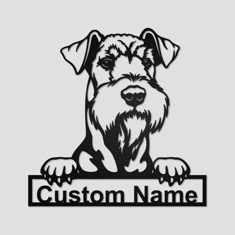 Personalized Airedale Terrier Metal Sign | Airedale Terrier Metal Wall Art | Airedale Terrier Lover Gifts | Dog Lover Gifts | Dog Lover