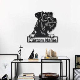 Personalized Tsverkshnautser Dog Metal Sign Art | Custom Tsverkshnautser Dog Metal Sign | Dog Gift | Birthday Gift | Animal Funny