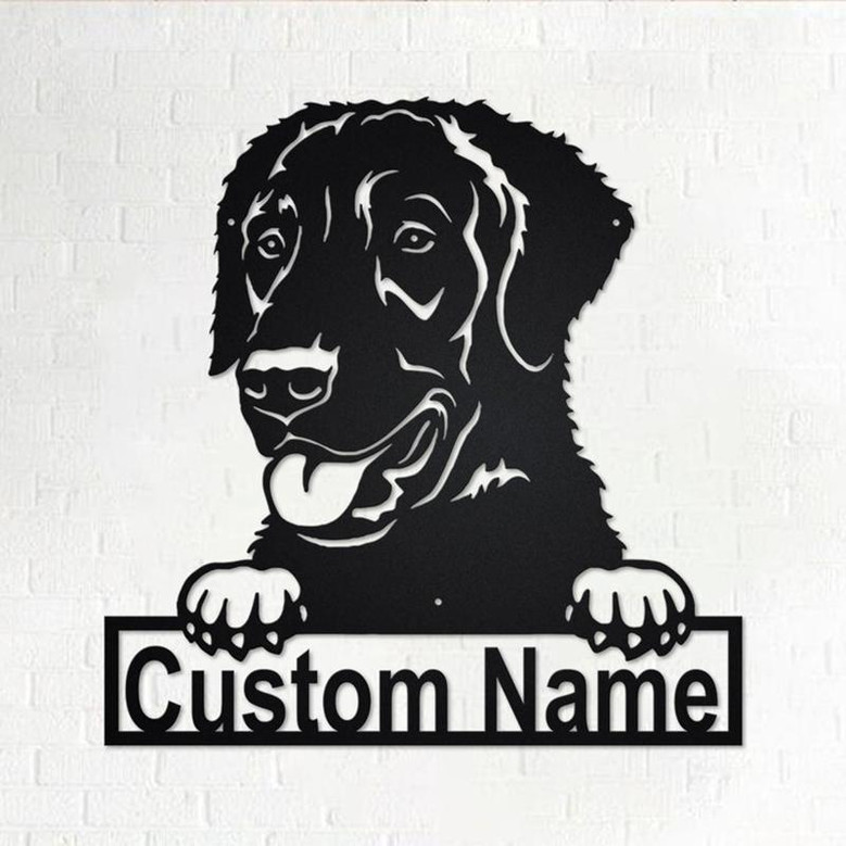 Personalized Curly-Coated Retriever Metal Sign | Dog Metal Wall Art | Dog Metal Wall Decor | Custom Curly-Coated Retriever Dog | Custom Dog