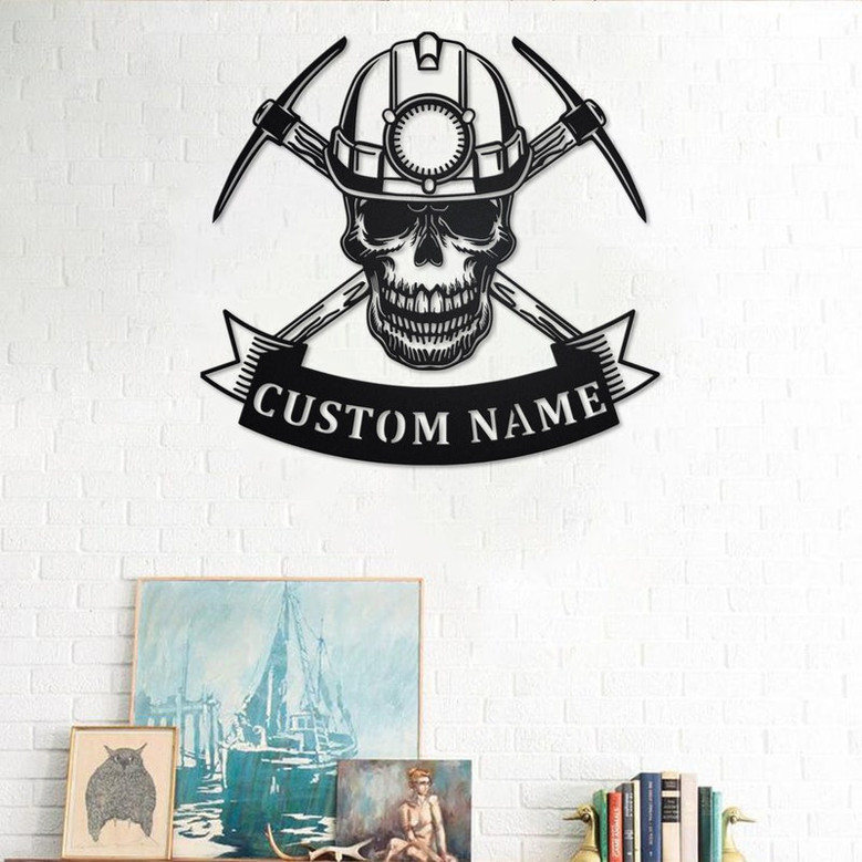 Personalized Coal Miner Metal Sign | Coal Miner Metal Wall Art | Coal Miner Metal wall Decor | Coal Miner Gift | Coal Miner Custom | Mining