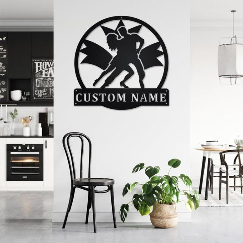 Personalized Latin Dance Metal Sign | Latin Dance Metal Wall Art | Latin Dance Metal wall Decor | Latin Dance Lover Gift| Custom Latin Dance