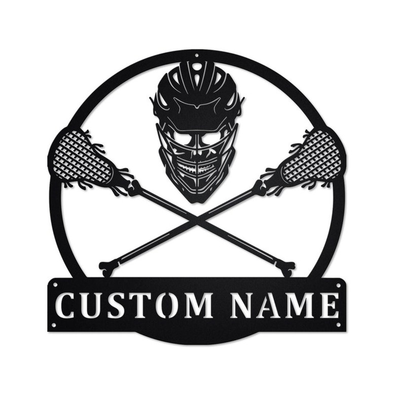Personalized Lacrosse Metal Sign | Lacrosse Metal Wall Art | Lacrosse Metal wall Decor | Lacrosse Lover Gift | Custom Lacrosse | Lacrosse