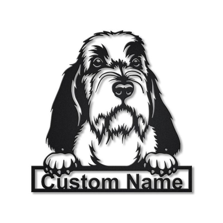 Personalized Petit Basset Griffon Vendéen Dog Metal Sign Art | Custom Petit Basset Griffon Vendéen Dog Metal Sign | Dog Gift | Animal Funny