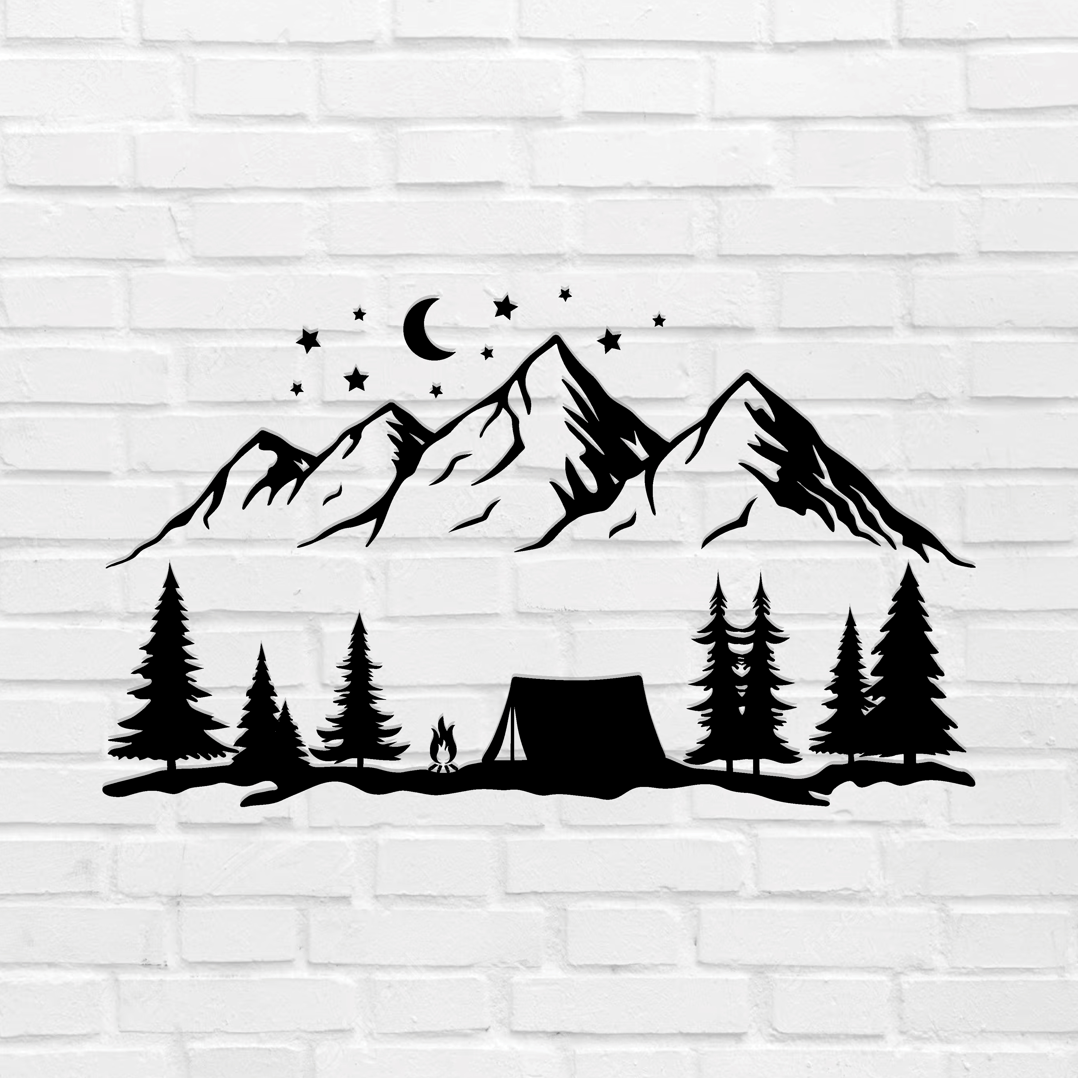 Campsite Metal Sign