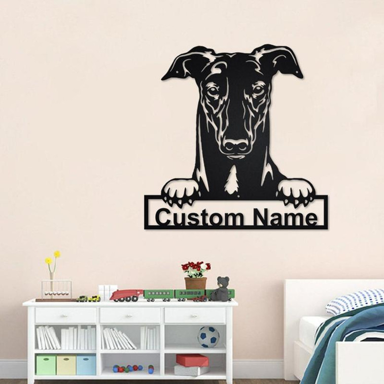 Personalized Australian Hound Metal Sign | Australian Hound Metal Wall Art | Dog Metal Sign | Australian Hound Lover Gifts | Dog Lover Gifts