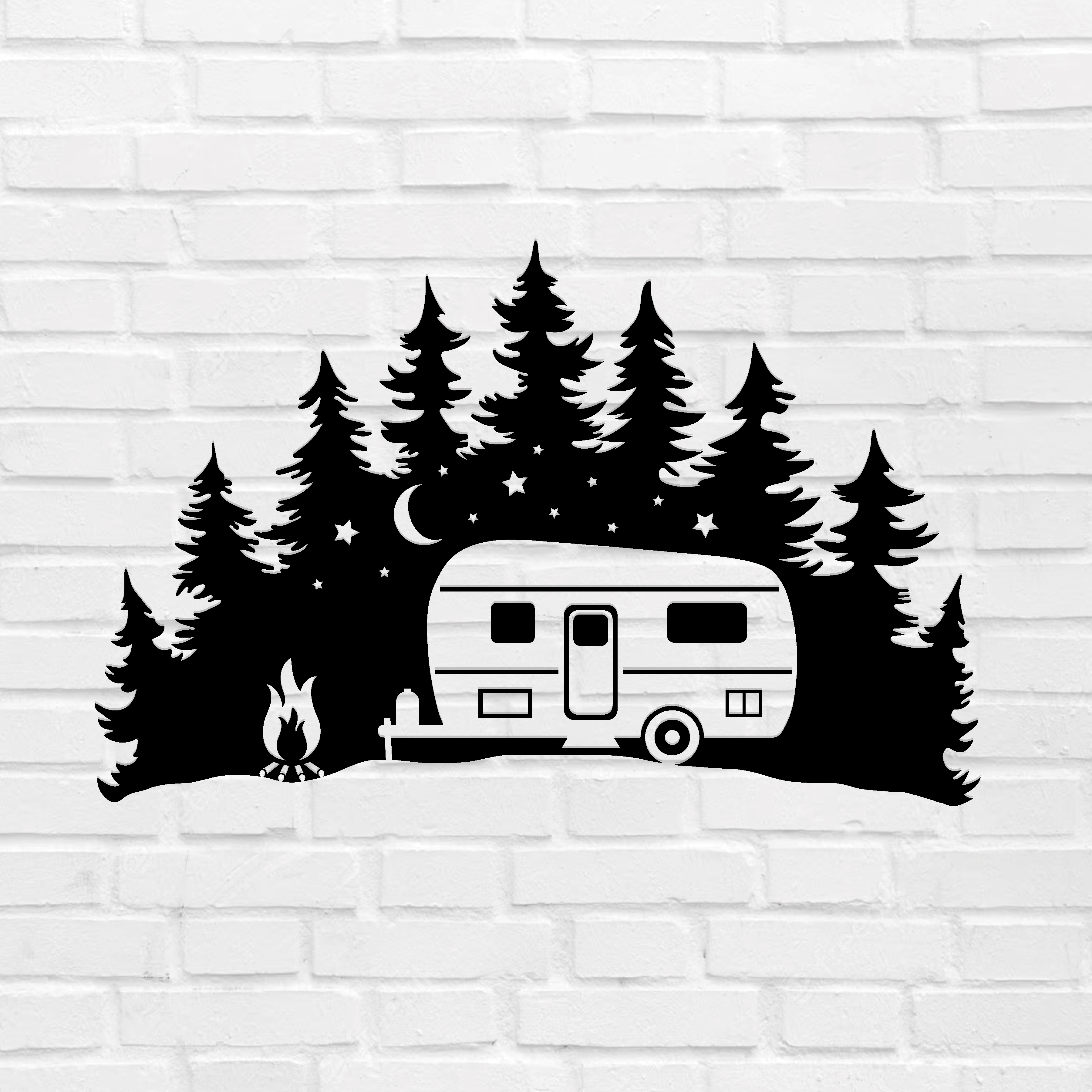 Campsite Metal Sign