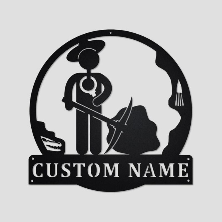 Archaeology Personalized Monogram Metal Wall Decor | Archaeology Metal Sign | Gifts For Archaeologist | Archaeologist Gift | Archaeology