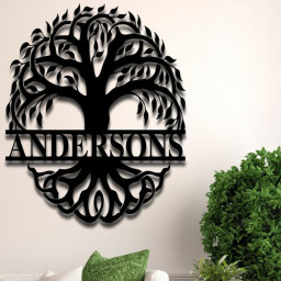Family Tree of Life, Family Tree Monogram, Family Tree Names, Family Tree on a Wall, Family Tree Personalized Wall Art