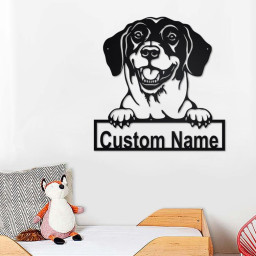 Personalized Danish Dachsbracke Metal Sign | Danish Dachsbracke Metal Wall Art|Danish Dachsbracke Metal Wall Decor|Custom Danish Dachsbracke