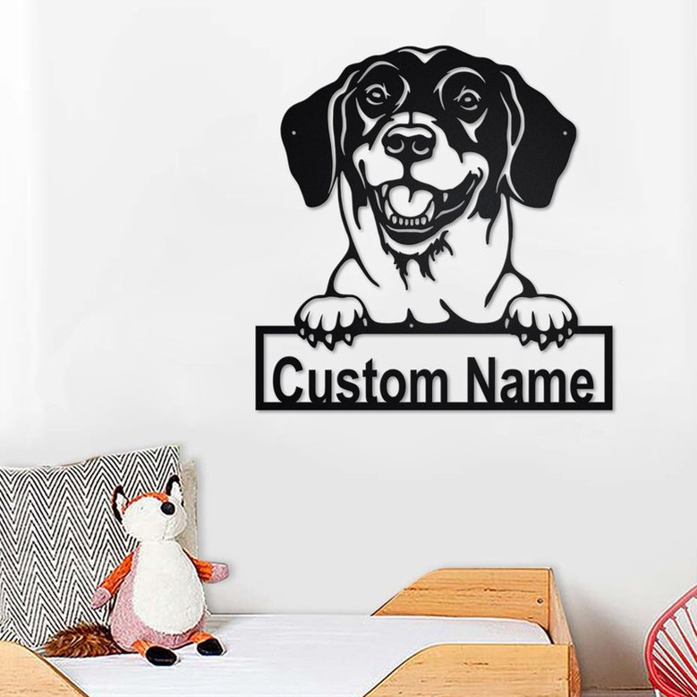 Personalized Danish Dachsbracke Metal Sign | Danish Dachsbracke Metal Wall Art|Danish Dachsbracke Metal Wall Decor|Custom Danish Dachsbracke