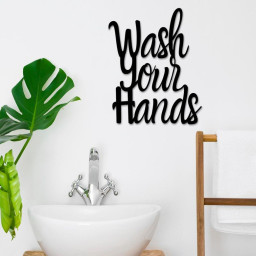 Wash Your Hands Sign Bathroom Sign Bathroom Decor Metal Sign Farmhouse Decor Funny Bathroom Sign Top Bathroom Sign Sink Sign Gift