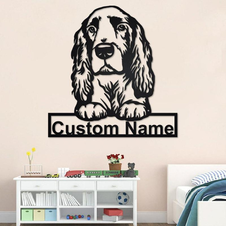 Personalized Field Spaniel Metal Sign | Field Spaniel Metal Wall Art | Field Spaniel Metal Wall Decor | Custom Field Spaniel Dog |Custom Dog