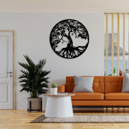 Tree Of Life Metal Wall Art, Unique Housewarming Gift, Porch Metal Wall Art, Christmas Gift for Family