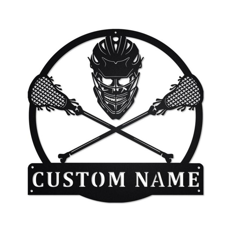 Personalized Lacrosse Metal Sign | Lacrosse Metal Wall Art | Lacrosse Metal wall Decor | Lacrosse Lover Gift | Custom Lacrosse | Lacrosse
