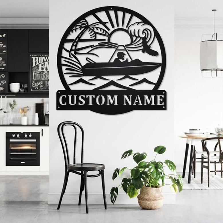 Custom Jetsprint Metal Wall Art, Personalized Jetsprint Name Sign Decoration For Room, Jetsprint Metal Home Decor, Custom Jetsprint