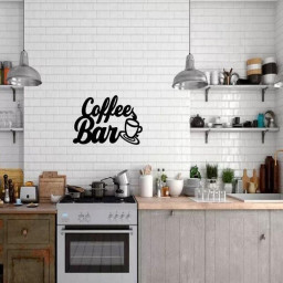 Coffee Bar Wall Hanging Metal Coffee Sign Kitchen Decor Coffee Bar Sign Farmhouse Decor Coffee Lover