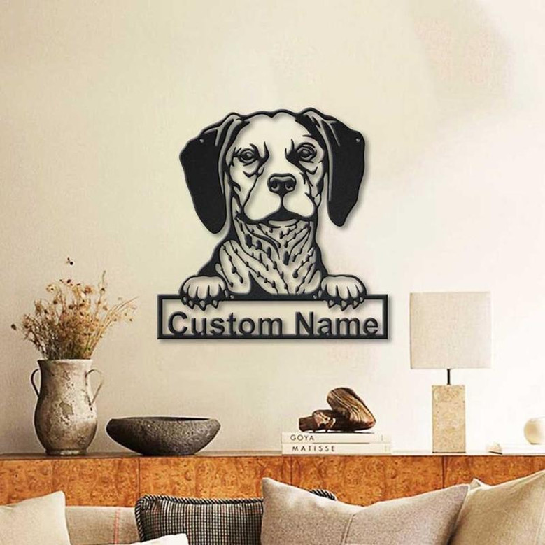 Personalized Belgian Brakk Dog Metal Sign Art | Custom Belgian Brakk Dog Metal Sign | Dog Gift | Animal Funny | Birthday Gift