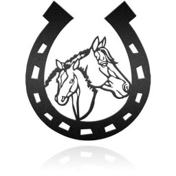 Horseshoe Horse Metal Sign Horseshoe Art Western Decor Housewarming Gift Farmhouse Decor