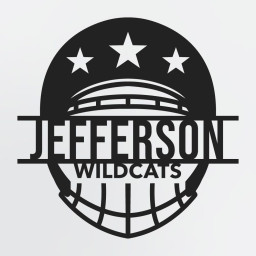 All-Star Football Helmet Wall Art With Custom Name, Team Name, Personalized Metal Football Sign