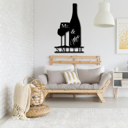 Personalized Metal couple Sign, Anniversary Gift, Newly Engaged Gift, Custom Metal Sign, Metal Wall Art Housewarming Gift Metal Home Decor