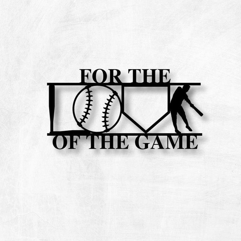Metal Baseball Sign Metal Sports Sign Metal Wall Art Farmhouse Decor Office Wall Art Housewarming Metal Sign For Athlete
