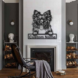 Personalized Pembroke Welsh Corgi Dog Metal Sign Art | Custom Pembroke Welsh Corgi Dog Metal Sign | Welsh Corgi Dog Gifts for Men | Dog Gift