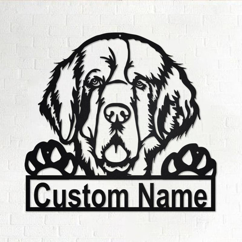 Personalized Clumber Spaniel Metal Sign| Clumber Spaniel Metal Wall Art| Clumber Spaniel Metal Wall Decor|Custom Clumber Spaniel| Custom Dog