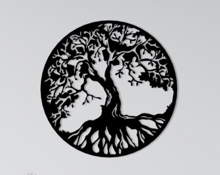 Tree Of Life Metal Wall Art, Unique Housewarming Gift, Porch Metal Wall Art, Christmas Gift for Family