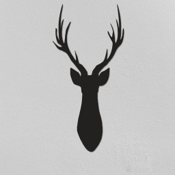 Deer Head Metal Wall Art Christmas Gifts Animal Wall Art Gifts For Him Living Room Wall Decor Bedroom Wall Decor Farmhouse Wall Decor