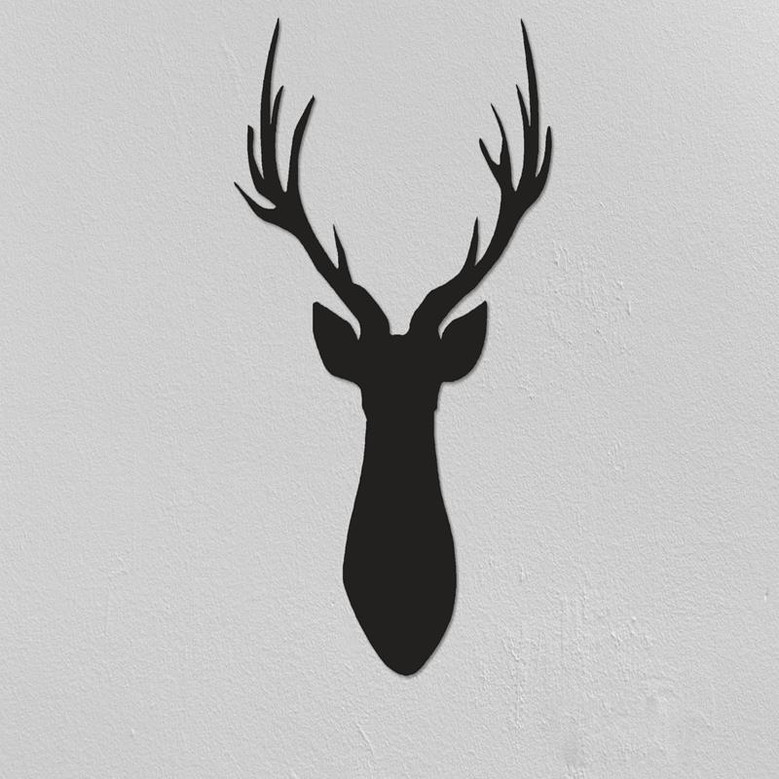 Deer Head Metal Wall Art Christmas Gifts Animal Wall Art Gifts For Him Living Room Wall Decor Bedroom Wall Decor Farmhouse Wall Decor