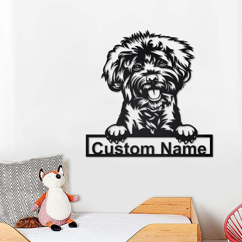 Personalized Labradoodle Metal Sign | Labradoodle Metal Wall Art | Dog Metal Sign | Labradoodle Gift | Dog Lover | Labradoodle Lover Gifts