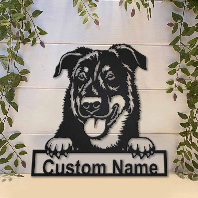 Personalized Beauceron Dog Metal Sign Art | Custom Beauceron Dog Metal Sign | Dog Gift | Animal Funny | Birthday Gift