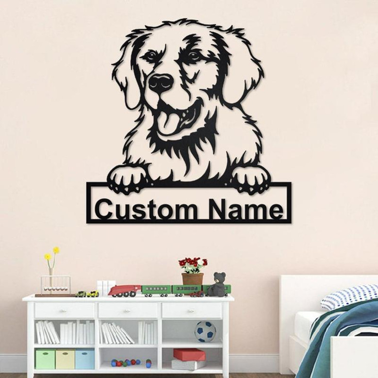 Custom Kuvasz Dog Metal Wall Art, Personalized Kuvasz Name Sign Decoration For Room, Kuvasz Home Decor, Custom Dog, Custom Kuvasz Dog