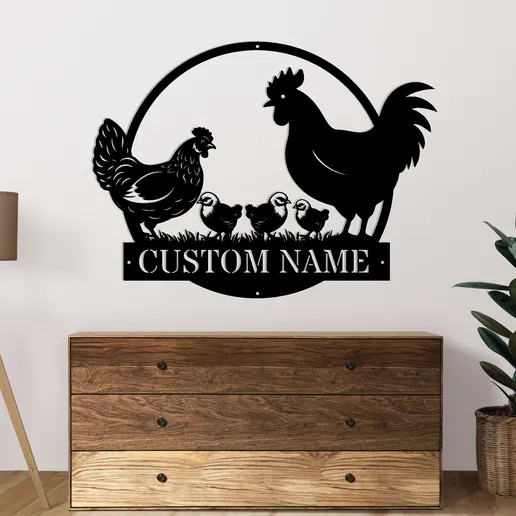 Chicken Coop Metal sign