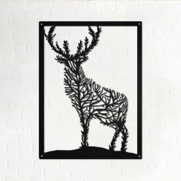 Deer Tree Metal Sign | Deer Tree Metal Wall Art | Deer Tree Metal wall Decor | Deer Lover Gift | Deer Tree Decor | Deer Decor | Deer Hunting