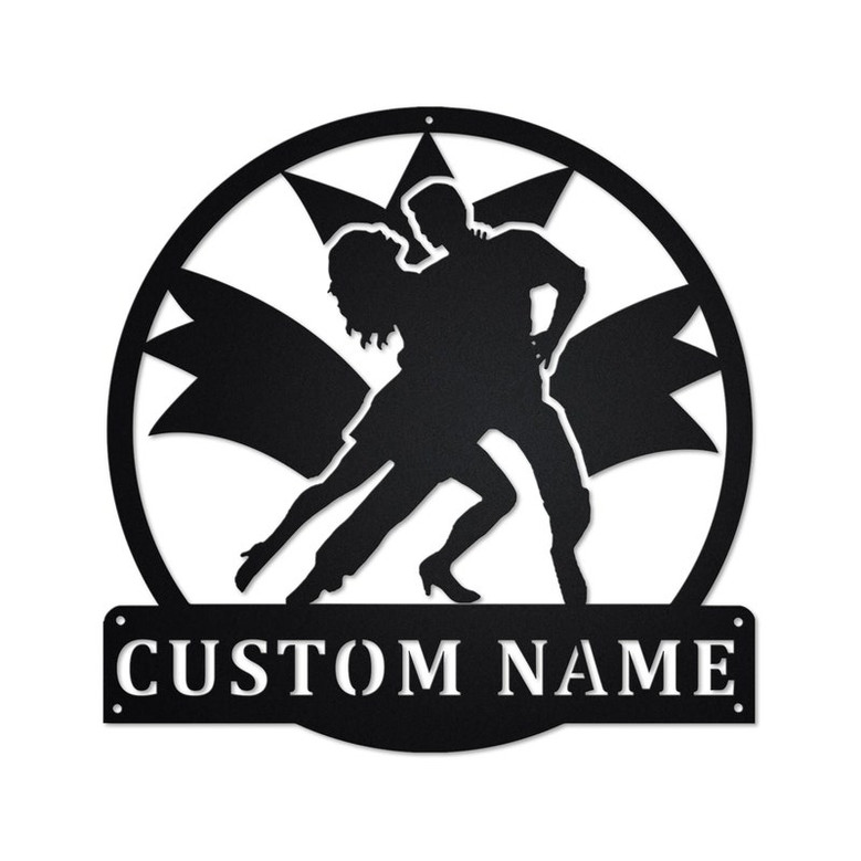 Personalized Latin Dance Metal Sign | Latin Dance Metal Wall Art | Latin Dance Metal wall Decor | Latin Dance Lover Gift| Custom Latin Dance