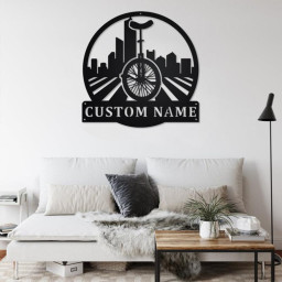 Personalized Unicycling Metal Sign | Unicycling Metal Wall Art | Unicycling Metal wall Decor | Unicycling Lover | Custom Unicycling