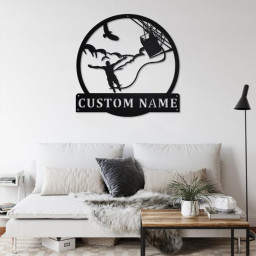 Personalized Bungee jumping Metal Sign | Bungee jumping Metal Wall Art| Bungee jumping Metal Sign| Bungee jumping Lover| Bungee jumping Gift