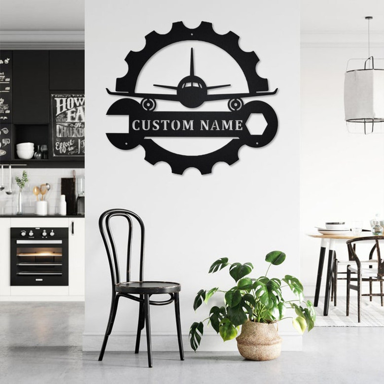 Personalized Aircraft Mechanic Metal Sign| Aircraft Mechanic Metal Wall Art| Aircraft Mechanic Metal Sign| Aircraft Mechanic Gift | Mechanic