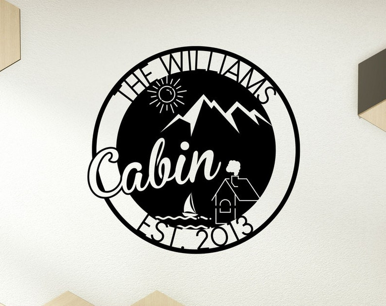 Personalized Sign-Cabin Sign-Lodge Decor-Carved Sign-Family Signs-Personalized Signs-Cabin Decor-Mother's Day Gift-Wedding