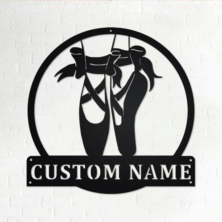 Custom Ballerina Metal Wall Art, Personalized Ballerina Name Sign Decoration For Room, Ballerina Home Decor, Custom Ballerina, Ballerina