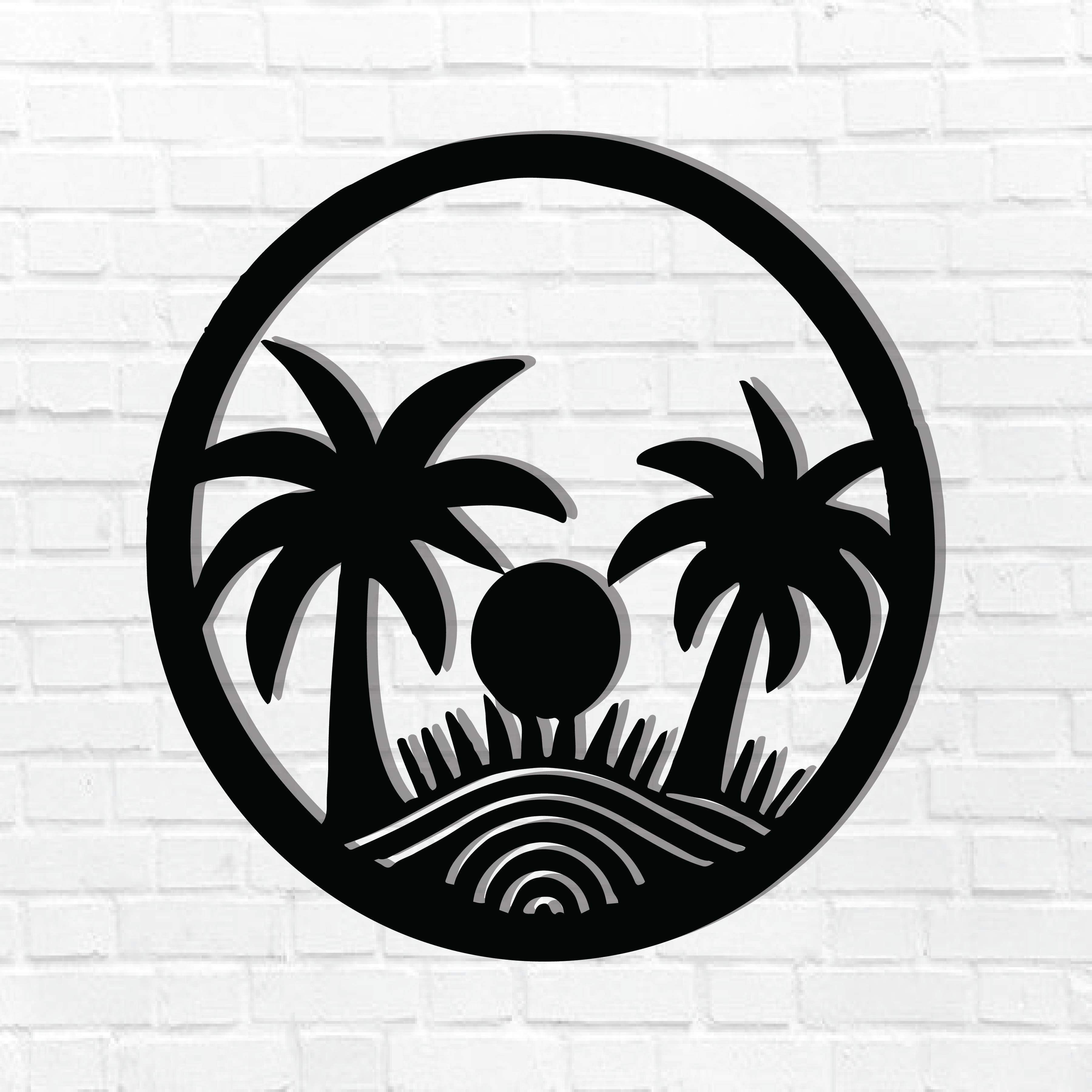 Summer Metal Wall Art