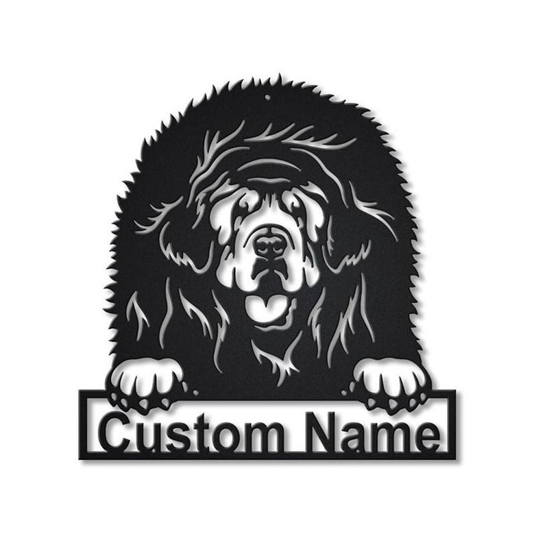 Personalized Tibetan Mastiff Dog Metal Sign Art | Custom Tibetan Mastiff Dog Metal Sign | Dog Gift | Birthday Gift | Animal Funny