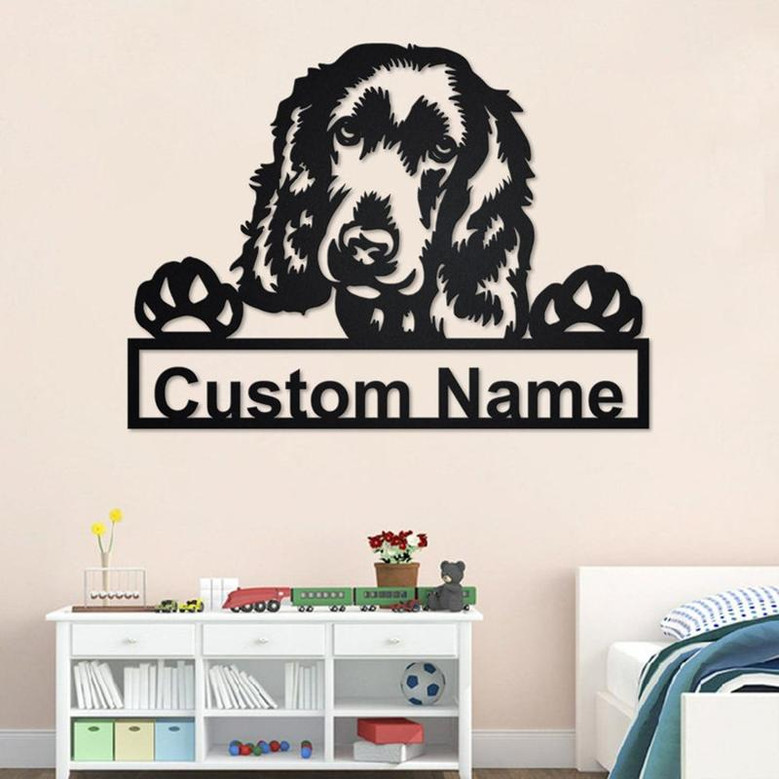 Personalized English Cocker Spaniel Metal Sign | Dog Metal Wall Art | Dog Metal Wall Decor | Custom English Cocker Spaniel Dog | Custom Dog