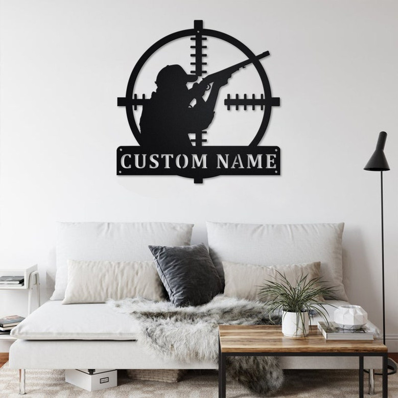 Personalized Shooting Sports Metal Sign | Shooting Sports Metal Wall Art | Shooting Sports Metal wall Decor | Shooting Sports Gift